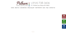 Tablet Screenshot of pelhamfamilydentalarts.com